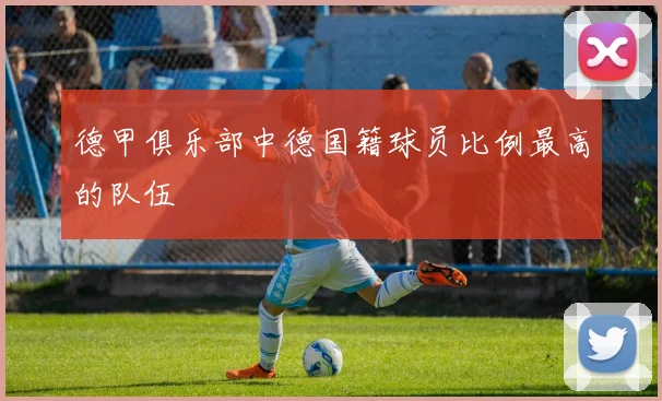 德甲俱乐部中德国籍球员比例最高的队伍